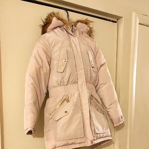 Kids Beige DKNY Winter Jacket